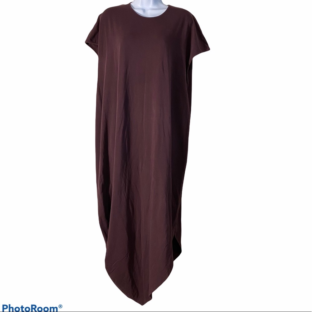 Universal Standard T-Shirt Dress Wine Sz 14/16